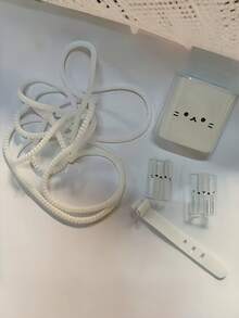 5pcs Cat Expression Apple Phone Charger Protector, Data Cable Protector, Connector Protector, Compatible With Apple 18/20W Charger And Data Cable, Cable Management, Anti-Collision, Anti-Scratch, Anti-Dirt Protection - Clear - View 5
