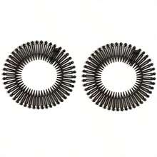European And American Spring Comb Elastic Rice Powder Comb Hair Comb Insert Comb Invisible Frizz Taming Tool Women's Forehead Bangs Back Of Head Frizz Hair Accessory Hair Comb Insert Comb Hair Clip Hair Pin Hair Accessory - Multicolor - View 8