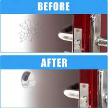 4pcs Transparent Anti-Collision Stickers, Self-Adhesive Door Bumpers - Door Stop - View 11