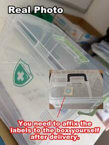 Medicine Storage Box, Large Capacity Multi-Layer Pill Organizer, Emergency First Aid Kit, Portable Medicine Box For Home, Dorm, Travel, College Students, Medicine Cabinet Organizer - Multicolor - View 11