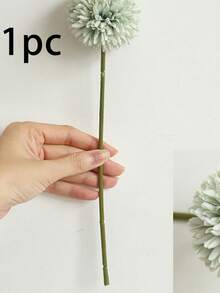 1pc Macaron Color Silk Pom Pom Flower Ball, Multicolor Artificial Faux Flower Ball, Chrysanthemum Ball Bouquet Light, Suitable For Home, Office, Party, Wedding Decoration - Multicolor - View 18