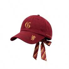 Harry Potter Baseball Cap Sun Hat With Bow Ribbon, Cute Four Houses Embroidery, Suitable For Students, Women, Daily Wear, Halloween, Christmas, Birthday Party Gift - Multicolor - View 16