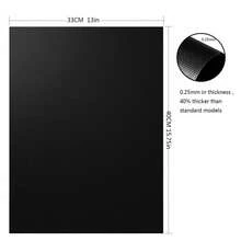 2/6/12pcs Reusable Non-Stick Grill Mat Set - Suitable For Gas, Charcoal Or Electric Grills - Easy To Clean - 15.75 X 13 Inches, Black - A - View 3