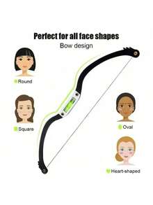 1pc Embroidered Eyebrow Ruler With Horizontal Design, Eyebrow Shaping Template, Symmetry Eyebrow Stencil Tool [For Personal Use, Beauty Salon], Makeup Accessories, Makeup Tools, Cheap Stuff, Gifts For Women, Christmas Gifts, Travel Essential - Multicolor - View 6