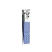 1pc Professional Stainless Steel Nail Clipper With Splash Guard And Sharp Trimmer/Nail File, Manicure Supplies, Manicure Tools, Nail Art Tools, Back To School, Manicure, Manicure Tools (Suitable For Nail Extensions) - Blue - View 6