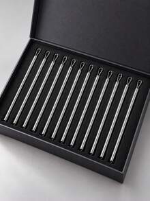 12pcs Spring-Loaded Convenient Threading Tool, Flexible Drawstring Replacement Tool, 2-In-1 Elastic Band Threading Tool, Suitable For Pants, Sports Shirts And Skirts, Home Essential Set, Includes Waistband Threading Tool, No-Sew DIY Assistant, Women's Christmas Gift (Steel Spring, Bendable Guide Head), Suitable For Various Sewing Activities, Home Sewing Tool, Rope Threading Tool, Flexible Threading Tool - High Quality - View 4