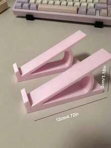 6 قطع من حوامل لوحة المفاتيح العالمية المريحة، حوامل مكتبية غير قابلة للانزلاق، مناسبة للمكتب والألعاب، قابلة للتعديل، دعم مريح للكتابة، متوفرة بألوان متعددة - متعدد الألوان - مشاهدة 20