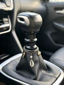 1pc Beach Style Seashell & Pearl Car Gear Shift Knob Decor Chain, Auto Interior Gear Lever Ornament - A - View 4
