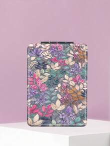 1PC British Country Style Portable Vanity Mirror, Foldable Lightweight Ultra-Thin Convenient Hand Mirror, Durable PU Leather, Suitable For Multiple Occasions And All People, Foldable Rectangular Mirror, Pocket Mirror, Fresh Floral Pattern Design, Exquisite Delicate Structure, Durable Reliable Drop-Resistant, Easy To Carry, Handheld Makeup Mirror, 180° Flip Cover, Multi-Function Mini Mirror, Compact Mirror, Mirrors, Daily, Holiday, Birthday, Valentine's Day - Multicolor - View 6