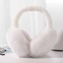 Women's Winter Ear Muffs, Fluffy Foldable, Polyester Fiber (Polyester) Girls' Winter Ear Muffs (Random Color Distribution) Winter Accessories - Multicolor - View 10