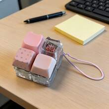 Crunchy Squishy 4 Key Mechanical Keyboard Tester Fidget Toy, Portable ...