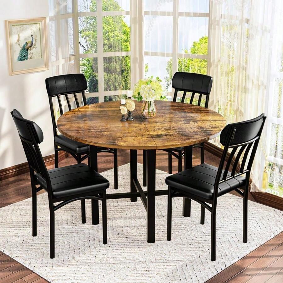 Dining Table & Chair Sets - Brown - View 1