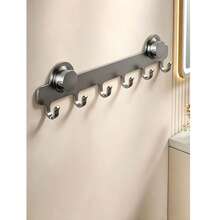 No-Drill Strong Suction Cup Door Hook, High Load-Bearing Capacity, Suitable For Entryway And Coat Rack Storage Hook - Multicolor - View 5