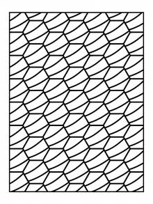 1 Large Size Satisfying Adult Coloring Book, Stress Relief Geometric Pattern Coloring Pages, Perfect Creative Gift For Friends And Family - Satisfying Pattern - View 9