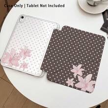 波點、百合與其他圖案彩繪效果平板保護殼附支架，相容於 Honor 8/9/10/X8/X8A/X9/X8Pro/X9Pro/ MatePad SE 11 吋/MatePad 11 吋/11.5 吋/MatePad Pro/Apple 10代/11代 2025 (A16)/ Galaxy Tab A7/A9 及其他熱門機型 - 款式71 - 查看 2