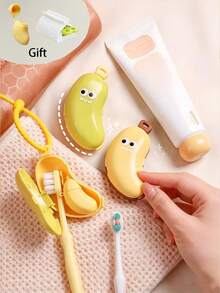 Banana Portable Toothbrush Travel Storage Dust Cover, Toothbrush Holder, Portable, Keeps Toothbrush Clean And Protected, Electric Toothbrush Holder - Multicolor - View 4