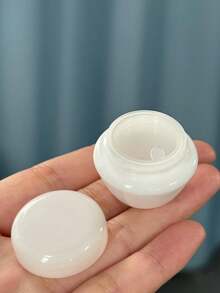 Bộ 10 hũ kem mini bằng nhựa trắng, hộp đựng mẫu mỹ phẩm nhỏ có nắp, hũ rỗng du lịch tiện lợi dùng cho son dưỡng môi, keo nail art, kem mắt, đựng đồ trang điểm DIY - Xem 6