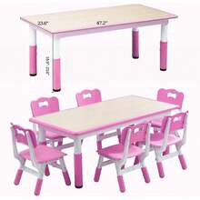 Kids Tables & Chairs - Rose Red - View 2