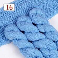 Benang Pilin Aneka Warna Isi 3 Gulungan, 100g Per Gulungan, Total 300g, Cocok Untuk Merajut Tangan, Merenda, Membuat Sweater, Syal, Topi, Selendang, dan Aksesoris Buatan Tangan, Bahan Benang untuk Proyek Merajut Kreatif - 3 bundel benang wol - View 20
