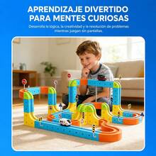Baofeng 3D Anti-Gravity Magnetic Train Track Set, 101 Pieces With Train - Multicolor - View 11