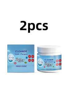 Jue Fish Degreasing Powder, Powerful Kitchen Utensil Grease Removal Cleaning Powder. Can Clean Frying Pans, Cookware, Range Hood Filters And Other Kitchen Utensils, Remove Heavy Grease And Grime, Restore Shine To Utensils, Simple Soak Cleaning Operation, Easily Complete Deep Kitchen Degreasing. - Powdery - View 10