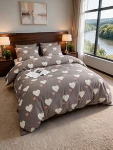 Cozy Duvet Cover Set - Bedroom - White - View 3