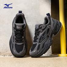 Mizuno New RACERS Cushion Soft Sole Casual Shoes Breathable Lightweight Sports Running Shoes Unisex - Grey - View 10