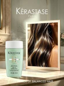 Kérastase Dual Function Shampoo 80ml Travel Size - Designed For Oily Scalp And Dry Ends, Balances Oil And Moisture - Double - View 3