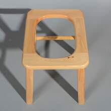 1 Pieza Asiento de Yoni de Madera, Taburete de Vaporización en V de 15.7 Pulgadas, Asiento Yoni de Madera de Ciprés con Cuatro Patas, Diseño Ergonómico de de Reloj, para Uso en Hogar, Spa y Rituales de Bienestar - 1 - Ver 7