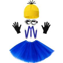 Hasbro 5pcs Yellow Hat Knit Beanie Cold Weather Hat Cosplay Halloween Costume Outfit European & American Cross-Border Set - Multicolor - View 1