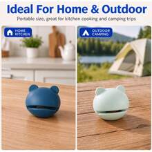 2pcs: Manual Knife Sharpener And Scissors Sharpener, A Cute And Portable Frog-Shaped Kitchen Gadget, Compact Handheld Sharpener Suitable For Home Kitchens, Picnics, Camping, Cabins, And Outdoor Gatherings. - A - View 5