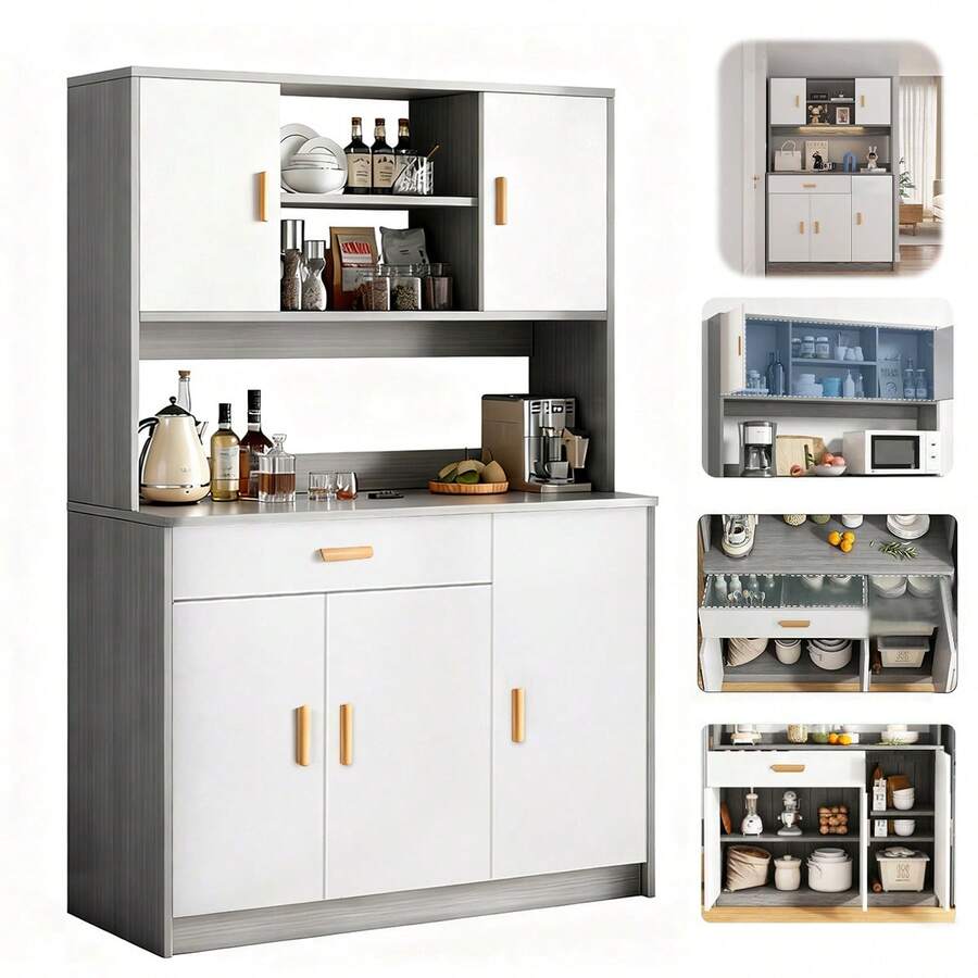 Cabinets - Light Grey - View 1
