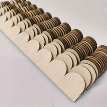 14pcs Unfinished Decorative Wooden Wavy Edge Trim, Cute DIY Decorative Lines For Christmas Home Wall, Cabinet, Shelf, Window, Door - Multicolor - View 3