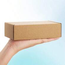 1/3/5/10/20Pcs Brown Corrugated Shipping Boxes, 5.9x5.9x2 Inch Mailing Boxes, Small Business Packaging Shipping Cartons, Gift Storage Boxes For Halloween Christmas Holiday Presents - Multi-color - View 3