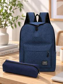 1pc Backpack, Large Capacity Multifunctional Backpack, Stationery Storage Bag, Student Pencil Case, School Supplies, Pencil Pouch, Backpack Back To School Essential, Unisex, Portable Backpack, Back To School Essential - Multi-color - View 15