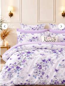 Cozy Duvet Cover Set - Bedroom - Violet Purple - View 2