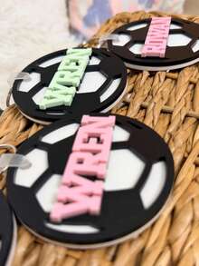 Custom Keychains, Name Tags, Car Keychains, And Soccer-Themed Keychains ...