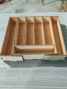 1-Pack Expandable Kitchen Drawer Organizer, Adjustable Wooden Utensil Tray, Suitable For Kitchen Utensils, Silverware, Knives And Forks - - Multicolor - View 6