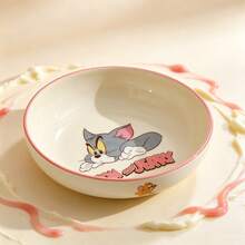 TOM AND JERRY. 1pc Official Authentic Super Cute Ceramic Square Bowl, Thick Anti-Scald Seasoning Dish, Long-Lasting Non-Fading Underglaze Color, Snack/Dipping Sauce Multi-Purpose Bowl - Multicolor - View 17