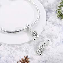 1Pc Winter Lifestyle Dangle Charm Collection Silver Color Enamel CZ Animal Fashion Daily Item Beads Charm For Bracelet Necklace Jewelry Making Gift - Silver - View 7