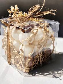 25Pcs Clear PVC Square Gift Boxes, Reusable & Versatile. Perfect For Candles, Gift Packaging, Wedding & Party Favors. Great For Halloween, Christmas Presents, Business Packaging & Various Holiday Decorations. - Multicolor - View 3