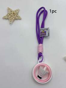 1pc Rotatable Shuttlecock Keychain, Mini Badminton Bag Charm Pendant, Sports Style Key Ring Accessory, Backpack Hanging Decor, Creative Gift For Badminton Fans Players - Multicolor - View 14