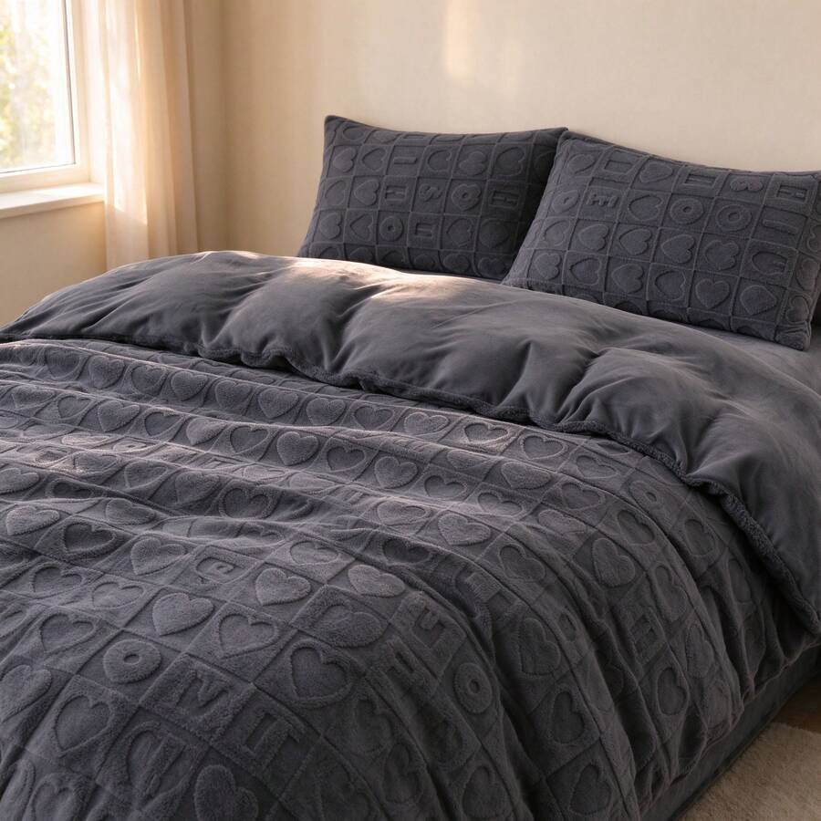 Comforter Sets - Dark Grey - View 1