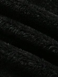 Men's Autumn/Winter Outdoor Warm Cotton Padded Coat, Solid Color Sports Stand Collar Zip-Up Fashion Coat - Black - View 10