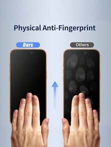 2pcs - Black Edge Silk Screen Matte Anti-Peeping Screen Protector, Anti-Collision, Phone Accessories, Smooth And Delicate Touch, Waterproof, Anti-Fingerprint, Enhanced Side Anti-Peeping, Clear Front, Suitable For Outdoor Use, Effectively Protects Personal Privacy, Anti-Leakage, Tempered Glass Material, Compatible With IPhone Duo/18 Pro/18 Pro Max/18/17e/17 Pro Max/17 Pro/17Air/17/16 Pro Max/16 Pro/16 Plus/16/15 Pro Max/15//14/13/12 And Other Models. - Black - View 8