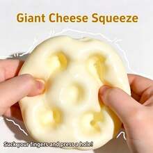 1 buah Mainan Squishy Keju Baru, Bola Keju Persegi Squishy, Bahan Realistis Tidak Memantul, Bola Keju yang Dapat Diremas, Hadiah Sempurna untuk Semua Festival: Ulang Tahun, Natal, Halloween, Paskah - MultiWarna - View 4