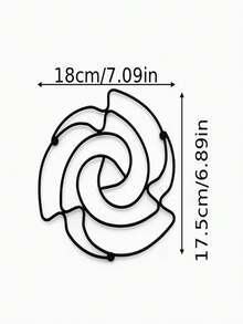 Hollow Rose Design Fashionable Desktop Protector Pad, Non-Slip And Heat-Resistant, Can Be Used As Coaster And Placemat, Heat-Resistant Insulation Pad, Suitable For Hot Dishes And Kitchen Utensils, Modern Home Restaurant Decor Accessory - View 5