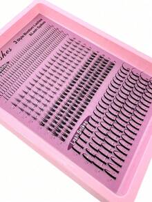 Natural Lower Lashes And Spiky Lashes Pre-Made Lightweight Natural Extension Volumizing Fluffy Soft Individual False Eyelash Clusters For Women Makeup Accessories Suitable For Party Nightclub Wedding Daily Makeup Cosplay Halloween Christmas Popular Hot-Selling DIY Lashes Easy To Apply Reusable - View 5
