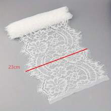 1/3 Inch Lace, Suitable For Sewing Eyelash Lace Trim, Clothing Decoration, Tablecloth Home Textiles, Wedding Decoration, Handmade Craft Accessories, Also Applicable For DIY Clothing And Dress Sewing. - Multi-color H - View 10