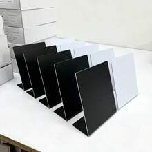 NFC Tap Review Table Sign, 5 Star Customer Feedback Display Stand For Business Store, Acrylic Desk Sign - A - View 3